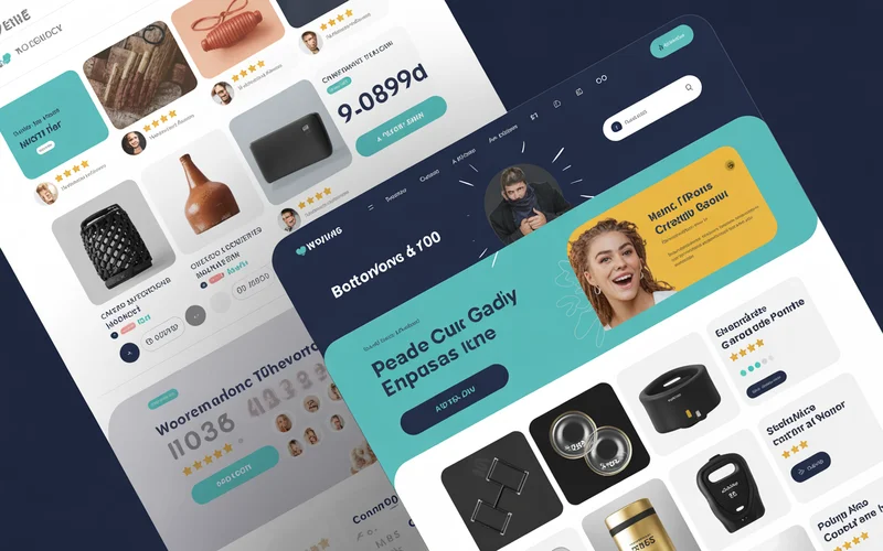 Conversion-focused e-commerce product landing page with persuasive copywriting, trust signals, and streamlined checkout flow achieving 180% higher conversion rate